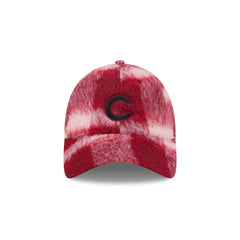 Chicago Cubs Brushed Plaid Casual Classic Adjustable