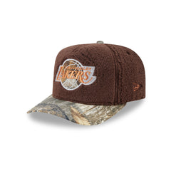 Just Caps Hardwood Classics Realtree Camo Los Angeles Lakers 59FIFTY A-Frame Fitted Hat