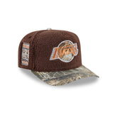 Just Caps Hardwood Classics Realtree Camo Los Angeles Lakers 59FIFTY A-Frame Fitted Hat