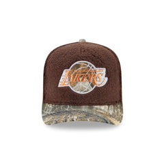 Just Caps Hardwood Classics Realtree Camo Los Angeles Lakers 59FIFTY A-Frame Fitted Hat