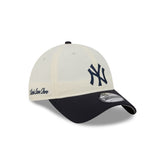 Aim�� Leon Dore New York Yankees Chrome White 9TWENTY Adjustable Hat