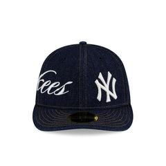 New York Yankees Denim Script Low Profile 59FIFTY Fitted Hat