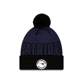 New England Patriots 2026 International Games Pom Knit Hat