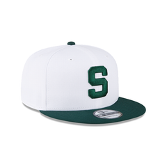 Michigan State Spartans White 9FIFTY Snapback Hat