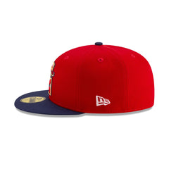 Florida Panthers Scarlet & Navy 59FIFTY Fitted Hat