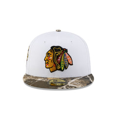 Chicago Blackhawks Realtree Visor 59FIFTY Fitted Hat