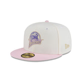 Just Caps Chrome Pink Golden State Warriors 59FIFTY Fitted Hat