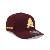 Arizona State Sun Devils Chainstitch Logo 9SEVENTY Stretch-Snap Hat