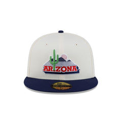 Arizona Wildcats Vault Chrome 59FIFTY Fitted Hat