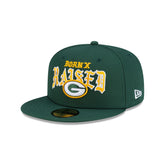 Born x Raised x Green Bay Packers 59FIFTY Fitted Hat