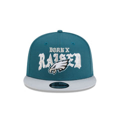 Born x Raised x Philadelphia Eagles Two-Tone 9FIFTY Snapback Hat