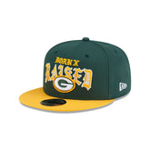 Born x Raised x Green Bay Packers Two-Tone 9FIFTY Snapback Hat