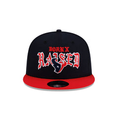 Born x Raised x Houston Texans Two-Tone 9FIFTY Snapback Hat