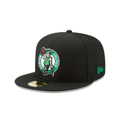 Boston Celtics Team Color Black 59FIFTY Fitted Hat