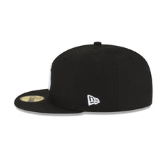 New York Yankees Black and White Basic 59FIFTY Fitted Hat