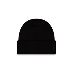 New Era Cap All Black Basic Cuff Knit Beanie Hat