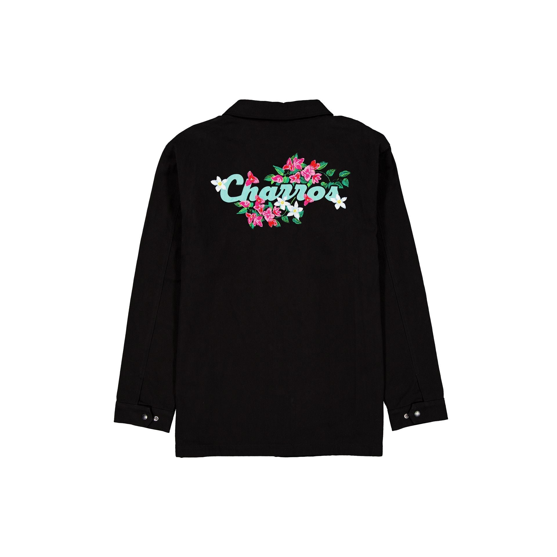 Charros de Jalisco Black Floral Jacket