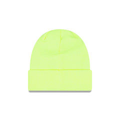 New Era Cap Neon Yellow Basic Cuff Knit Beanie Hat