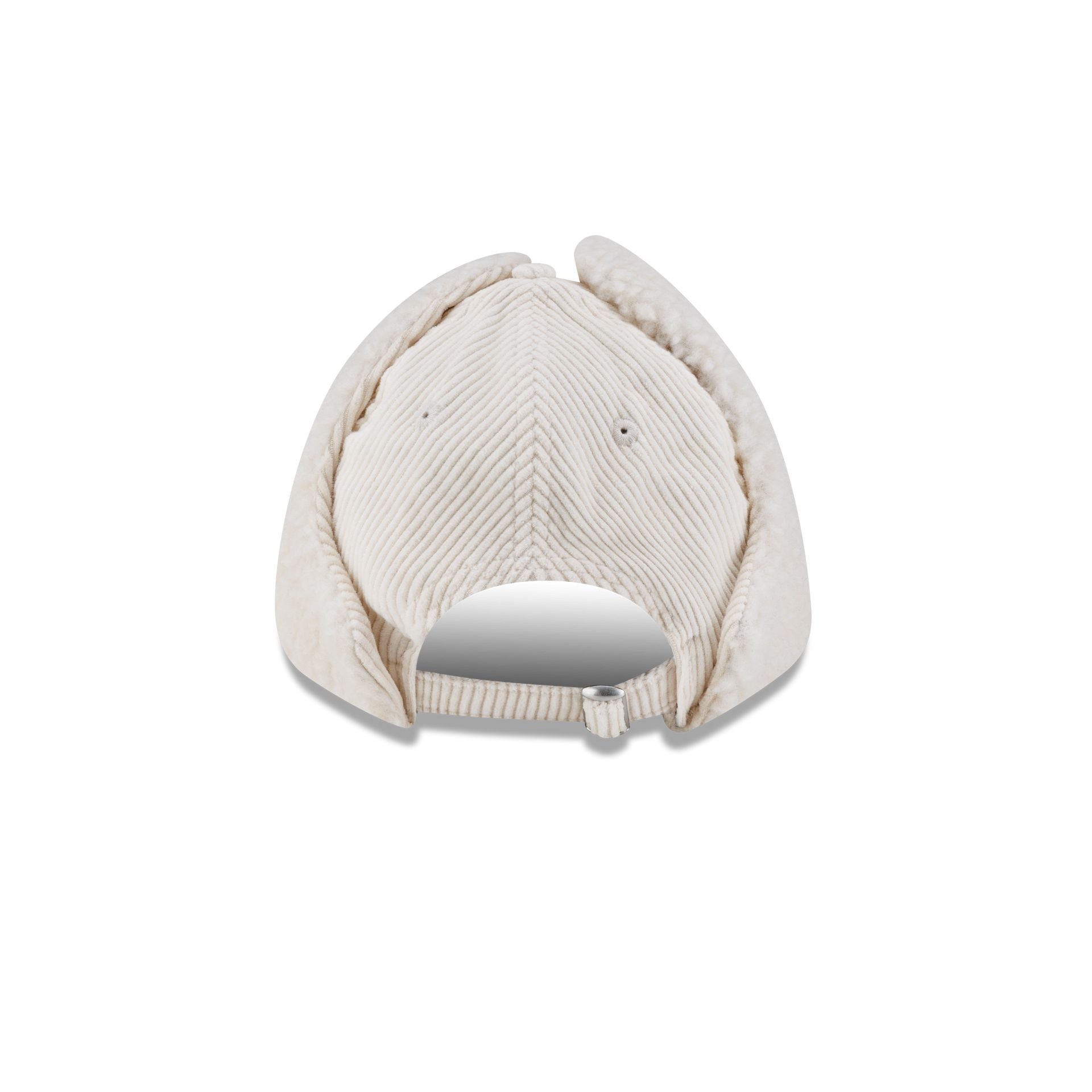 New Era Cap Ivory Corduroy Dog Ear 9FORTY Adjustable Hat