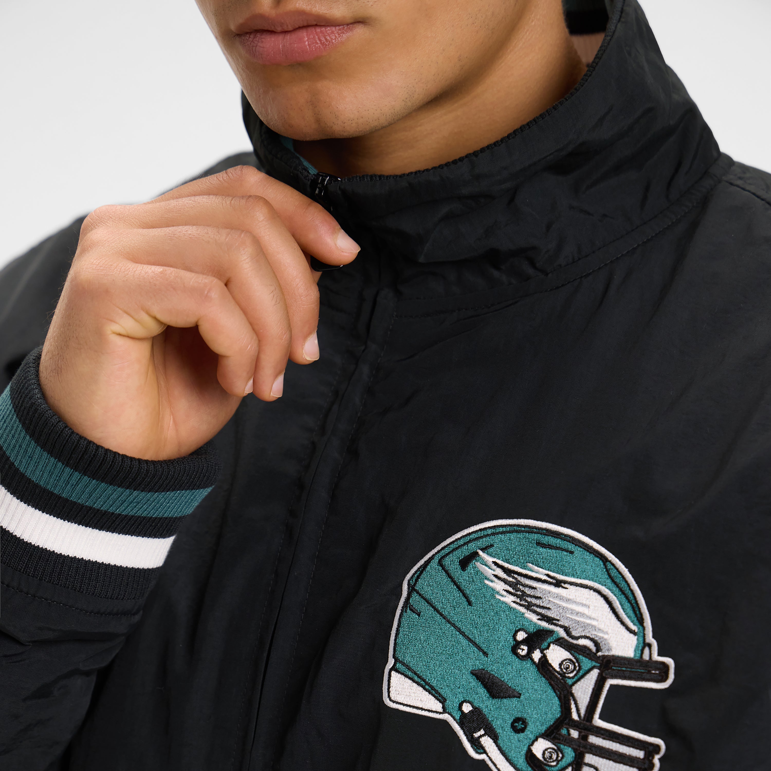 Miami Dolphins Throwback Nylon Jacket