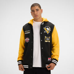 Detroit Red Wings Throwback Black Jacket