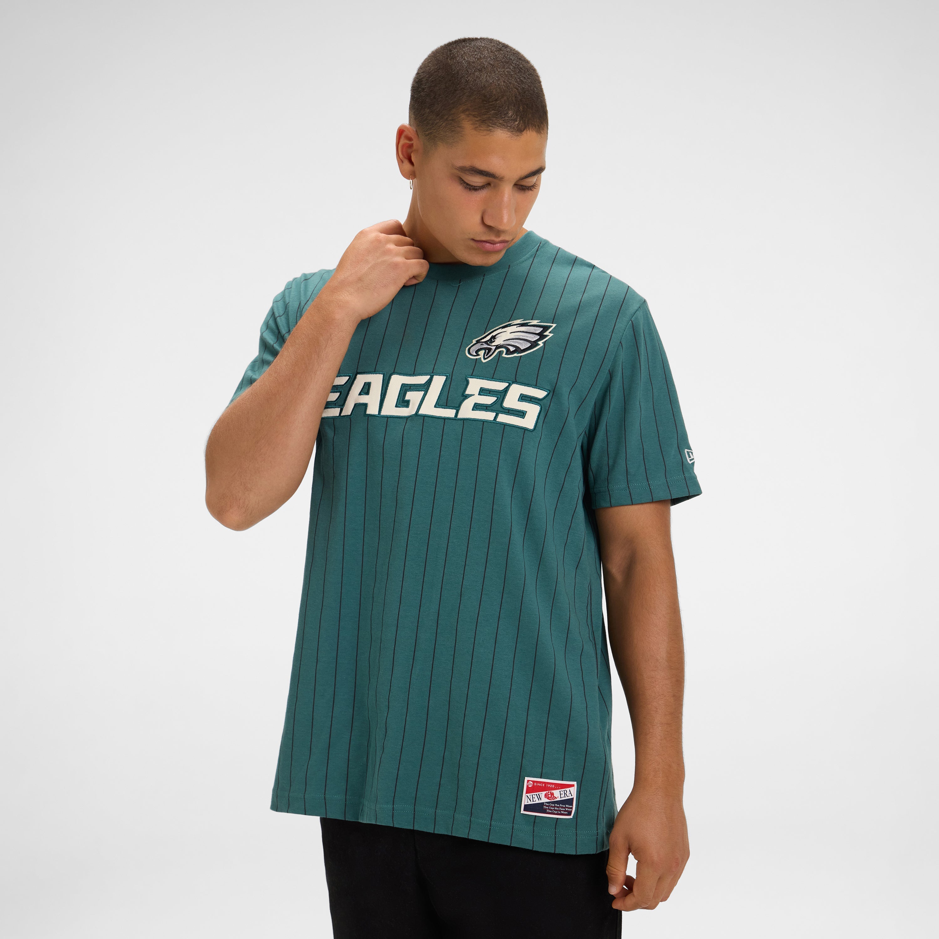 Boston Red Sox Throwback Retro Pinstripe T-Shirt