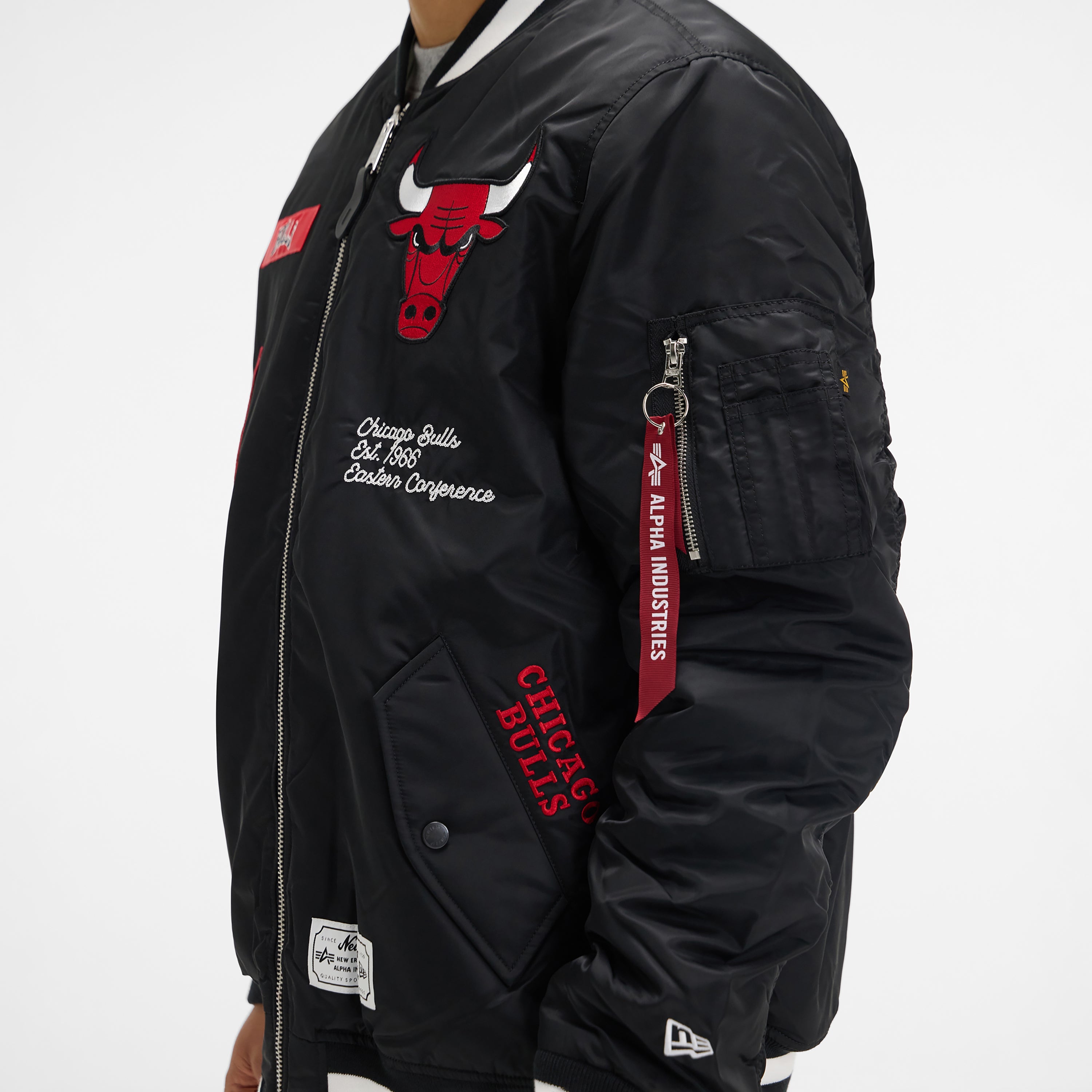 Alpha Industries x Boston Celtics Green MA-1 Bomber Jacket