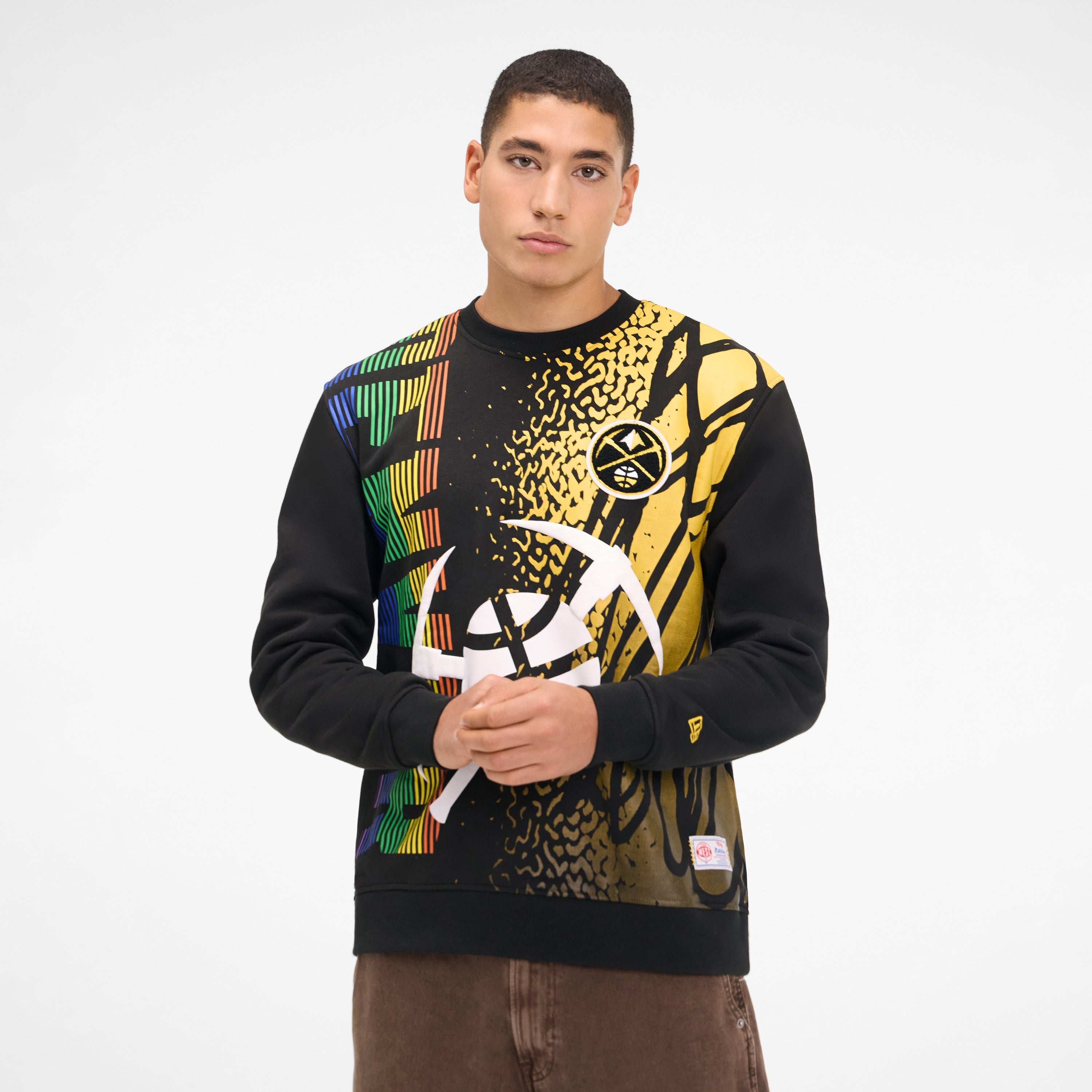 Golden State Warriors 2025 City Edition Black Crewneck