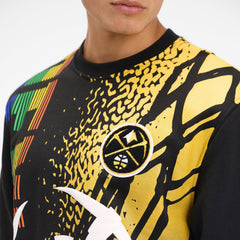 Golden State Warriors 2025 City Edition Black Crewneck