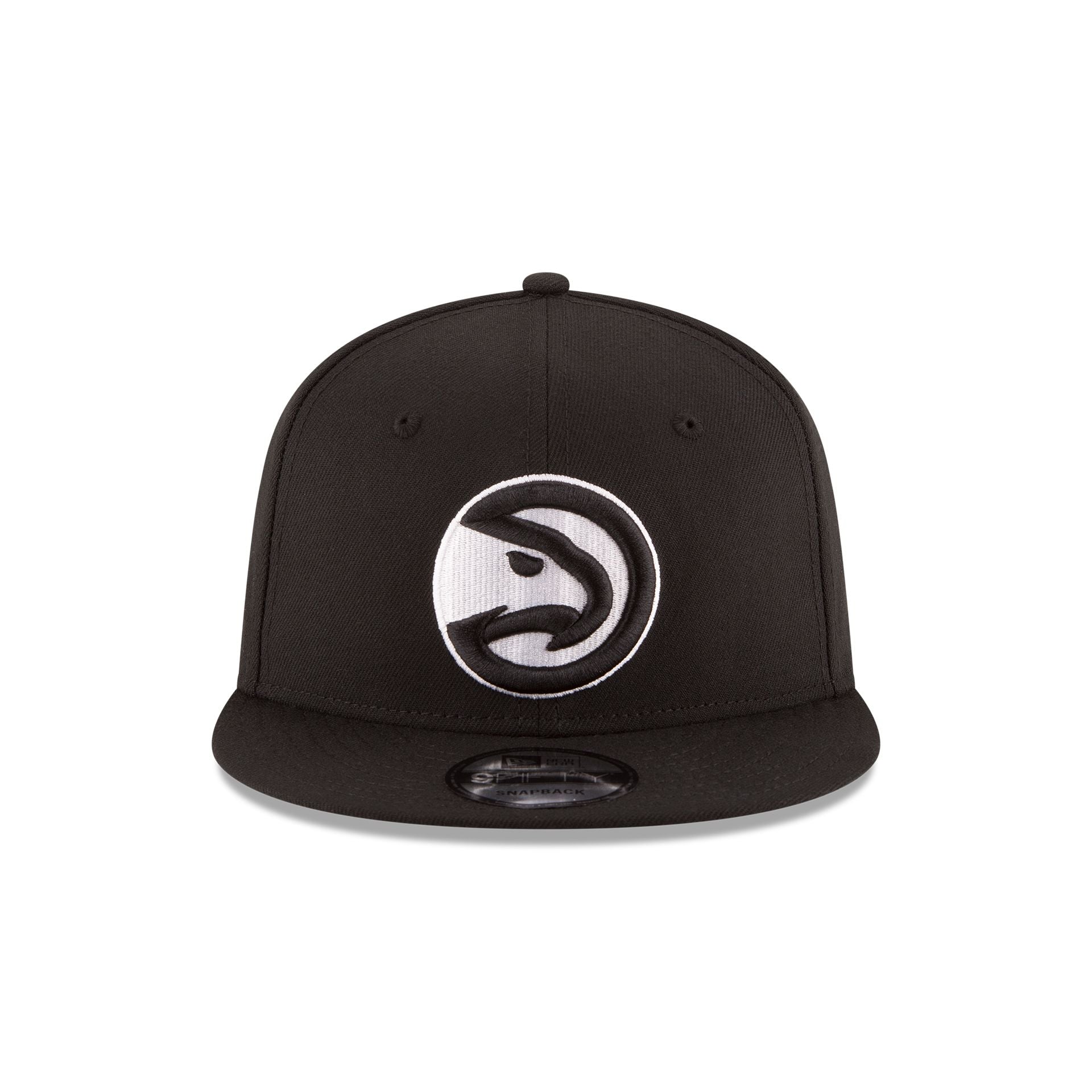 Atlanta Hawks Basic Black & White 9FIFTY Snapback Hat