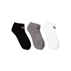 New Era Cap Multi-Color 3-Pack Active Ankle Socks