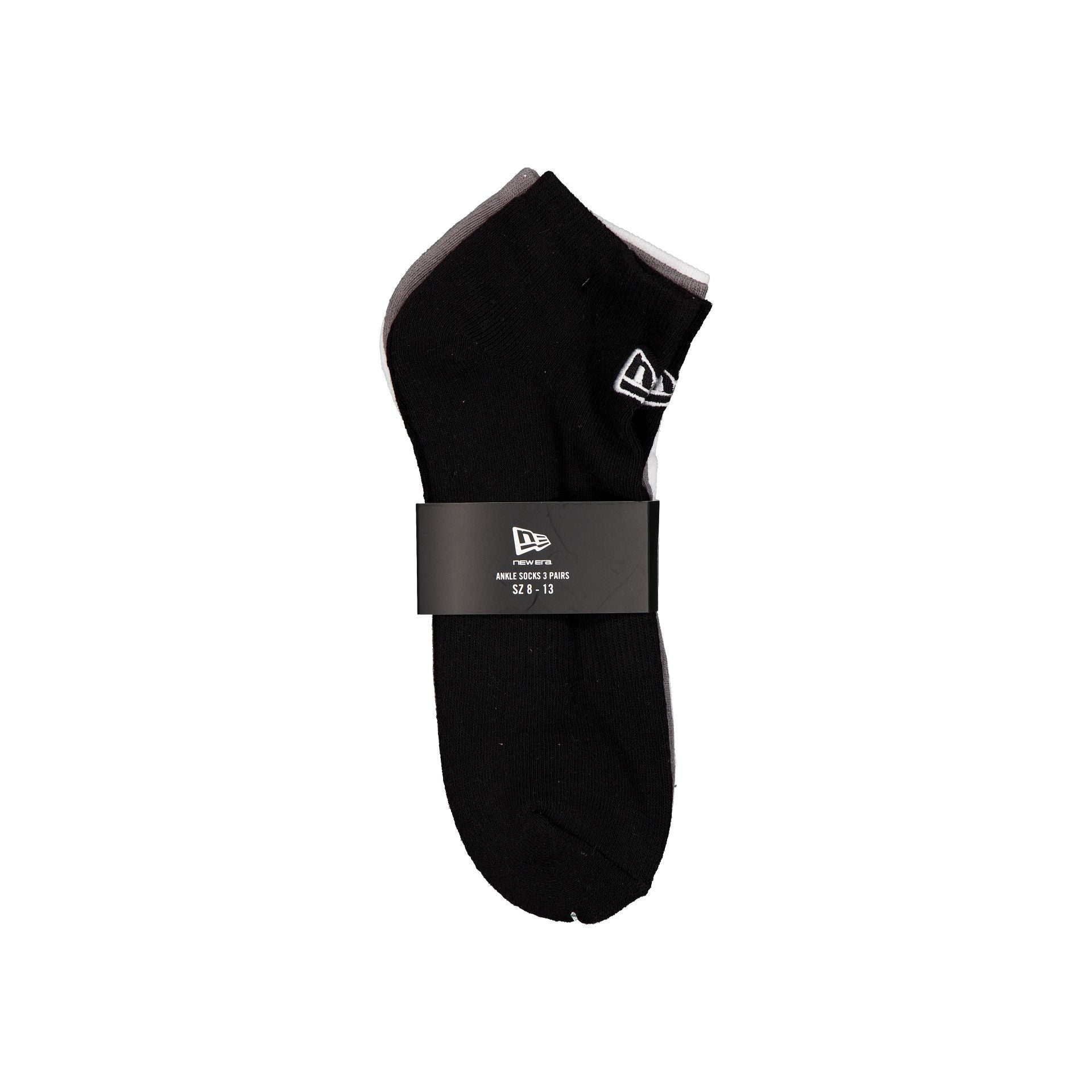 New Era Cap Multi-Color 3-Pack Active Ankle Socks