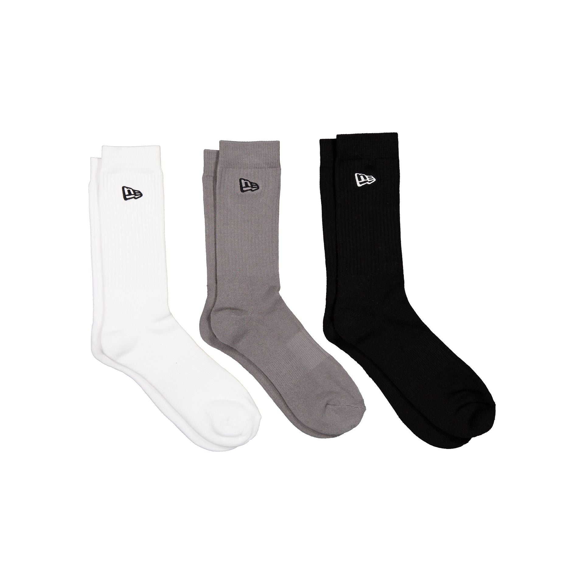 New Era Cap Multi-Color 3-Pack Active Crew Socks
