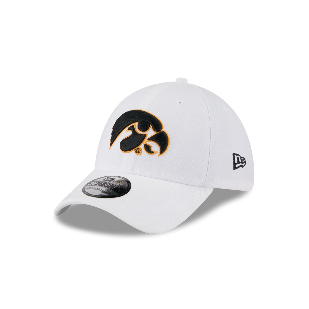Iowa Hawkeyes Optic White 39THIRTY Stretch Fit Hat
