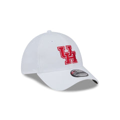 Houston Cougars Optic White 39THIRTY Stretch Fit Hat
