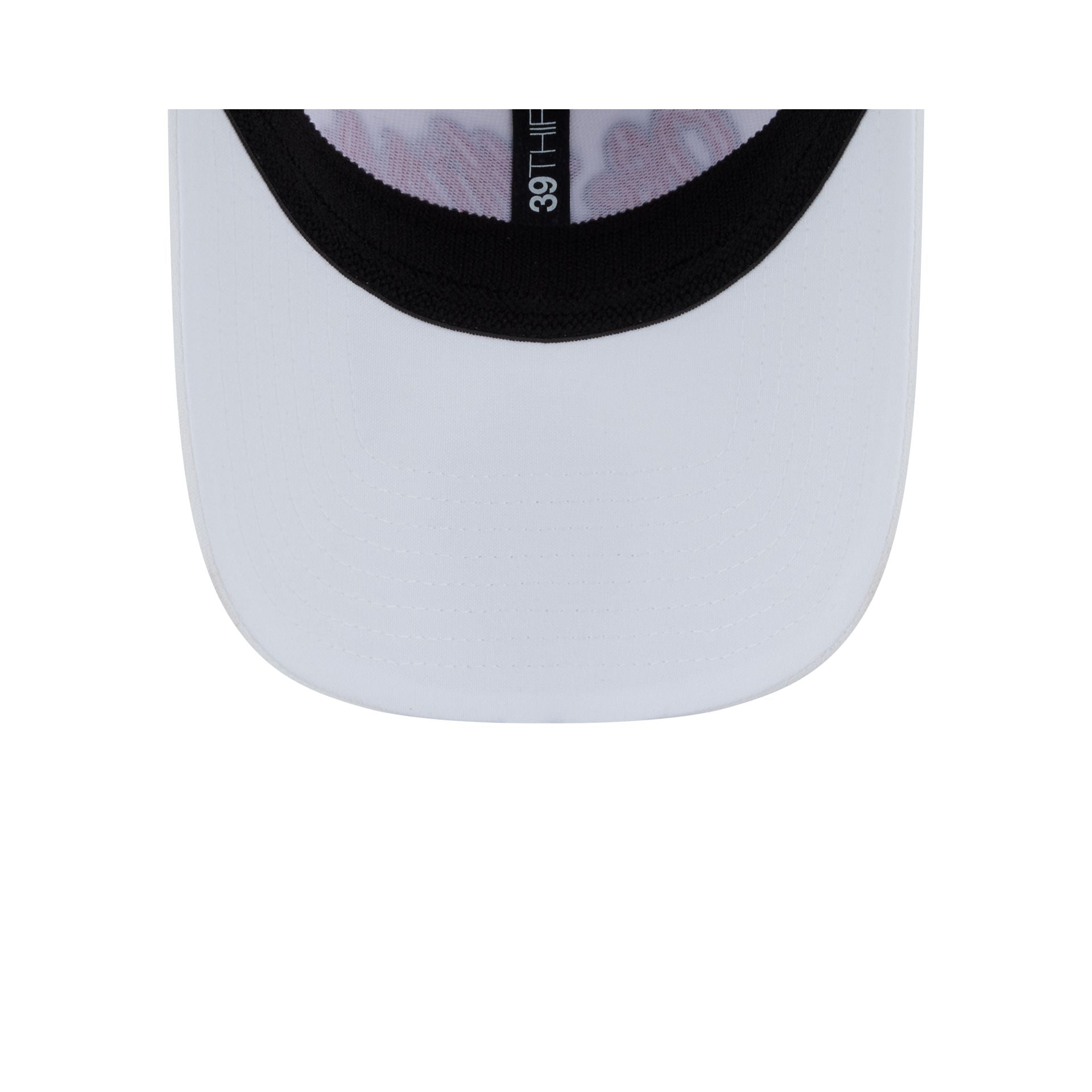 Mississippi Rebels Optic White 39THIRTY Stretch Fit Hat
