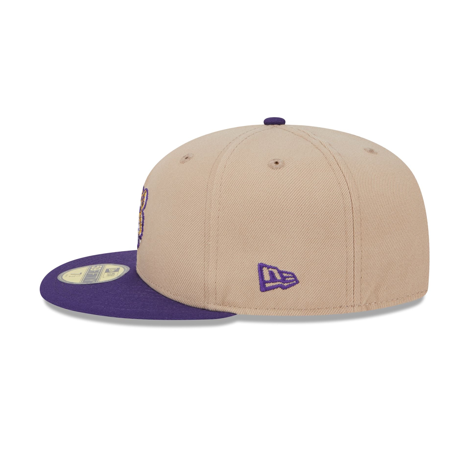 LSU Tigers Camel College Vault 59FIFTY Fitted Hat