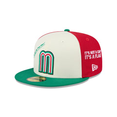 Mexico Baseball New Era Anniversary Logos 59FIFTY Fitted Hat