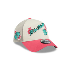 Diablos Rojos del México Two-Tone Pink Rose 9FORTY A-Frame Snapback Hat
