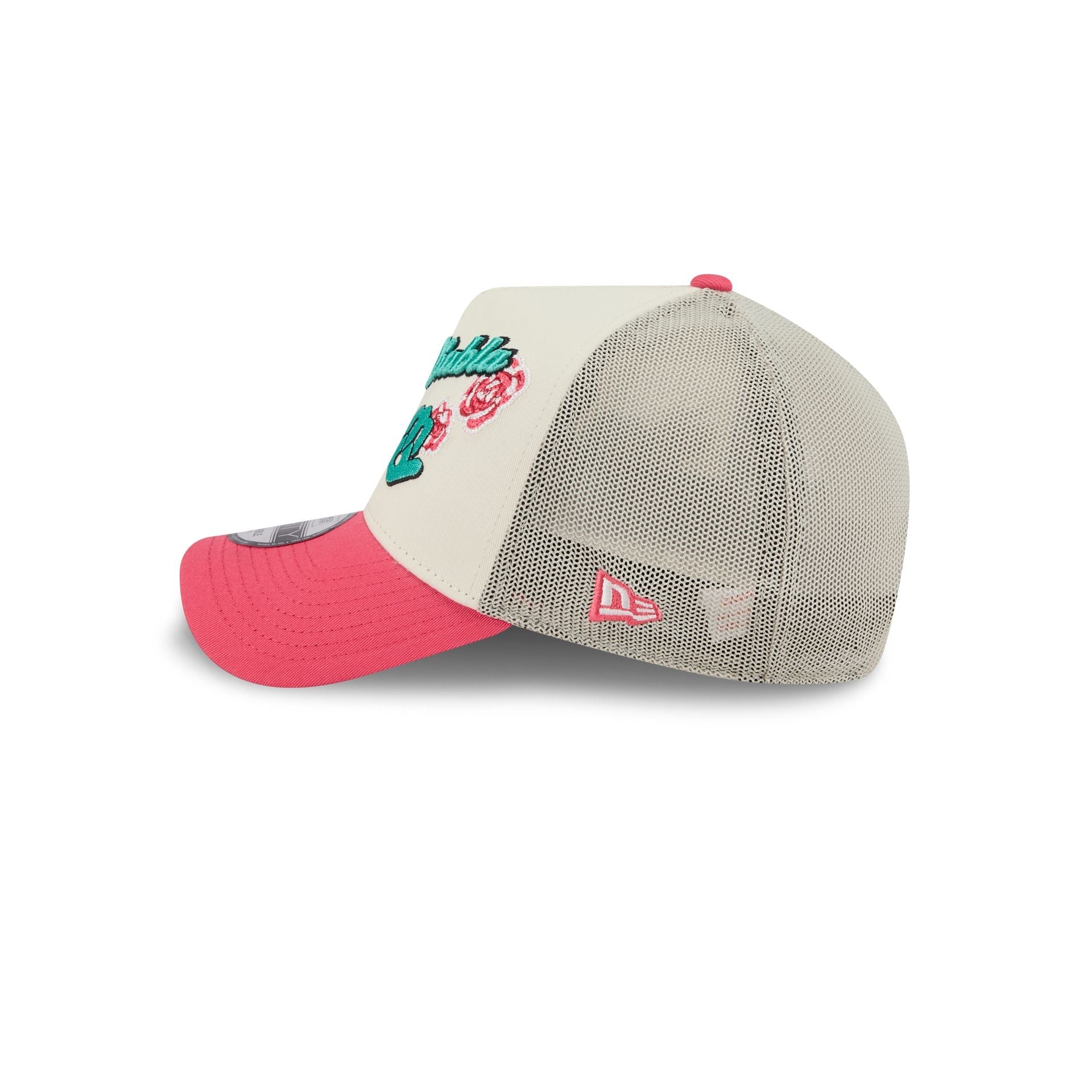 Diablos Rojos del México Two-Tone Pink Rose 9FORTY A-Frame Snapback Hat
