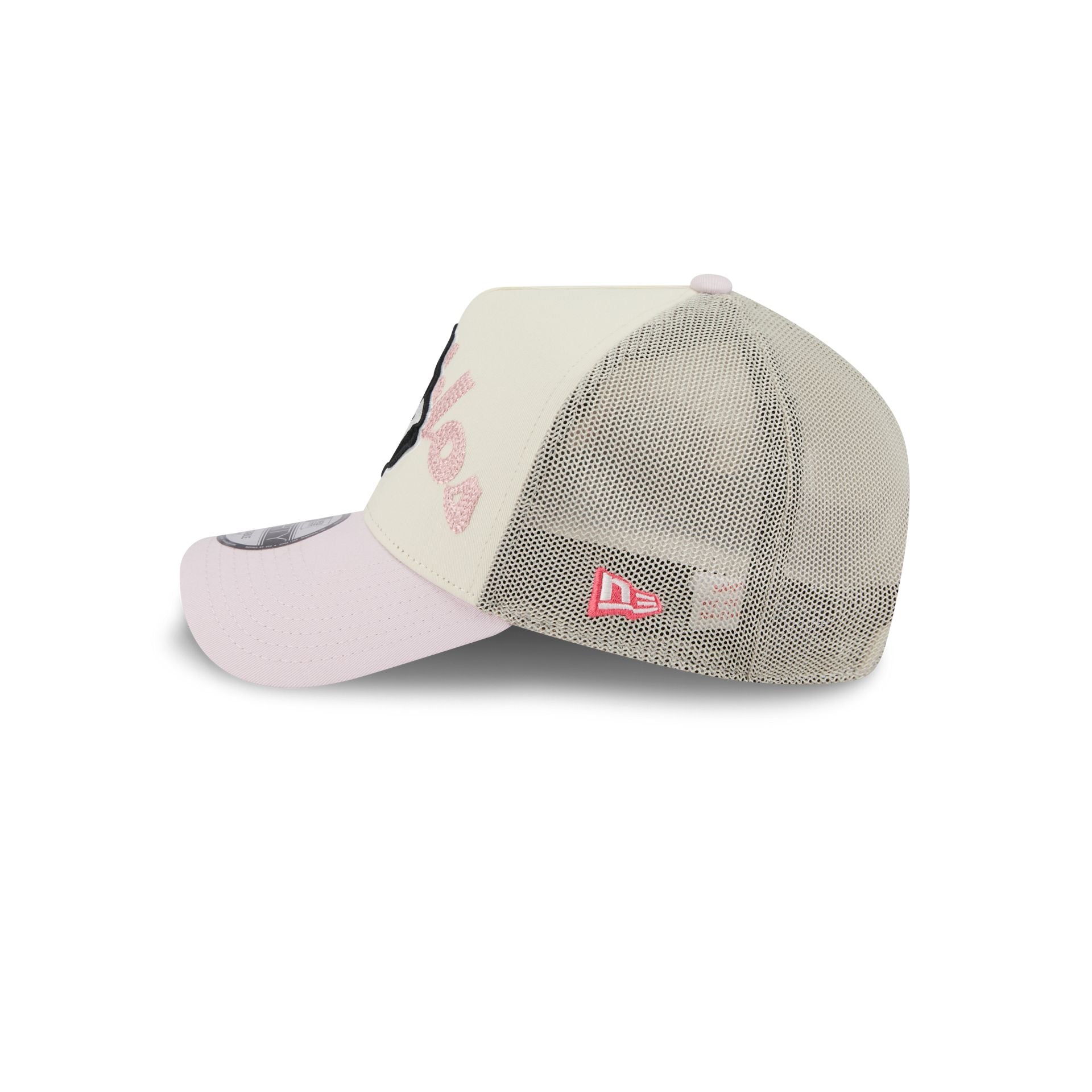 Diablos Rojos del México Stacked Wordmark 9FORTY A-Frame Snapback Hat