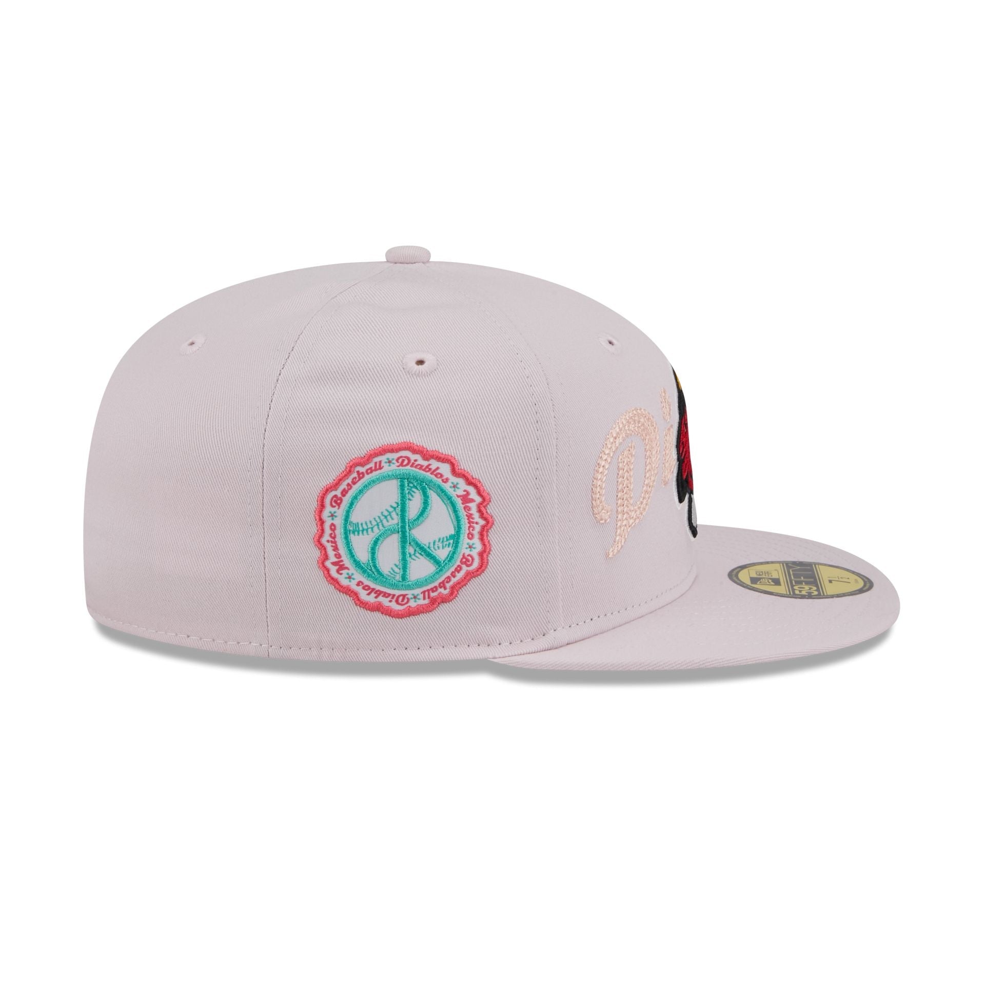 Diablos Rojos del México Stacked Wordmark 59FIFTY Fitted Hat
