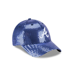 Atlanta Braves Sequin Women's 9FORTY Adjustable Hat