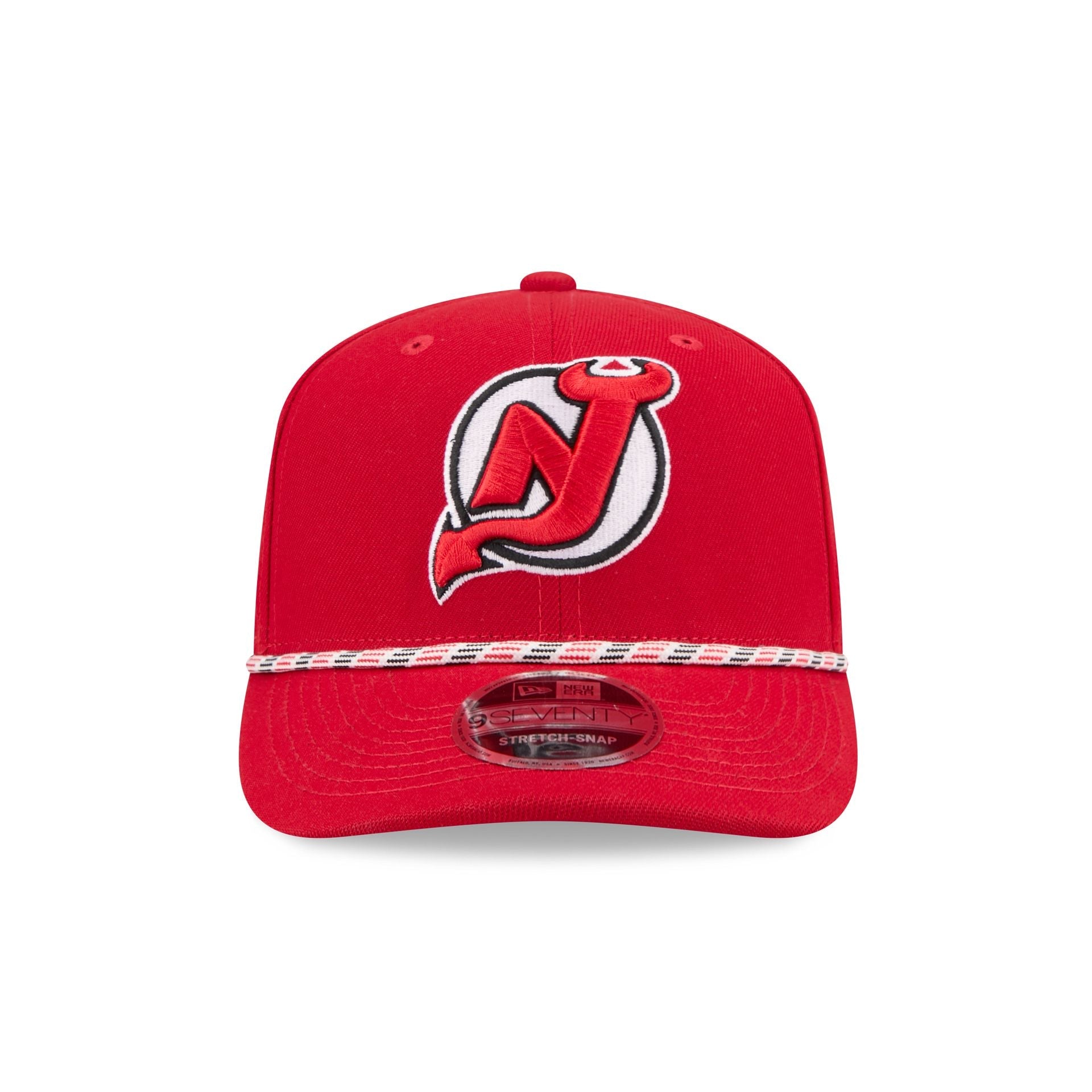 New Jersey Devils Multicolor Rope 9SEVENTY Stretch-Snap Hat