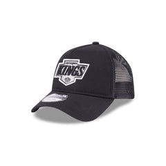 Los Angeles Kings Black 9FORTY A-Frame Trucker Hat