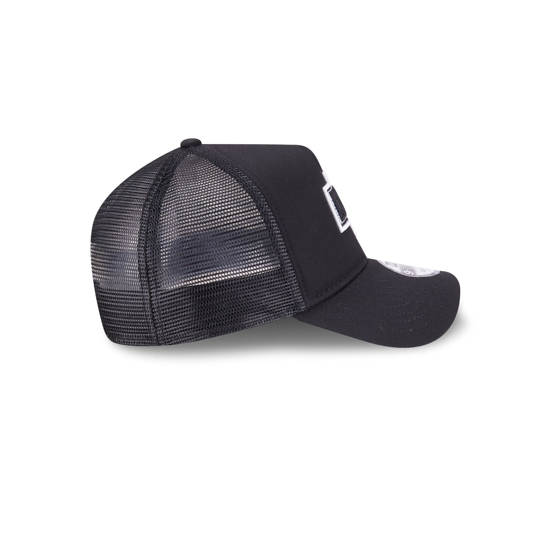 Los Angeles Kings Black 9FORTY A-Frame Trucker Hat