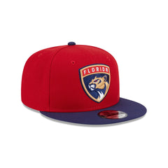 Florida Panthers Navy Visor 9FIFTY Snapback Hat