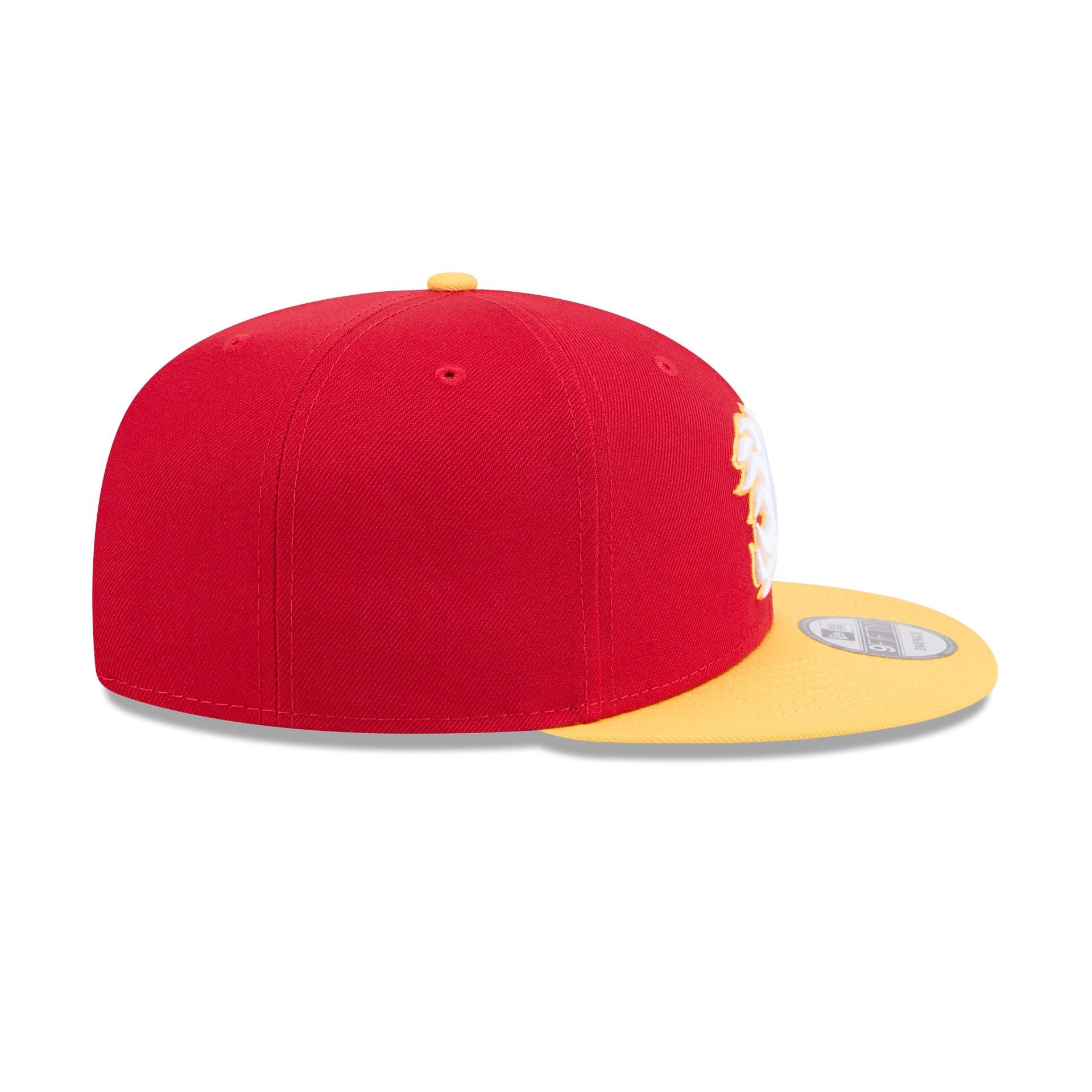 Calgary Flames Yellow Visor 9FIFTY Snapback Hat
