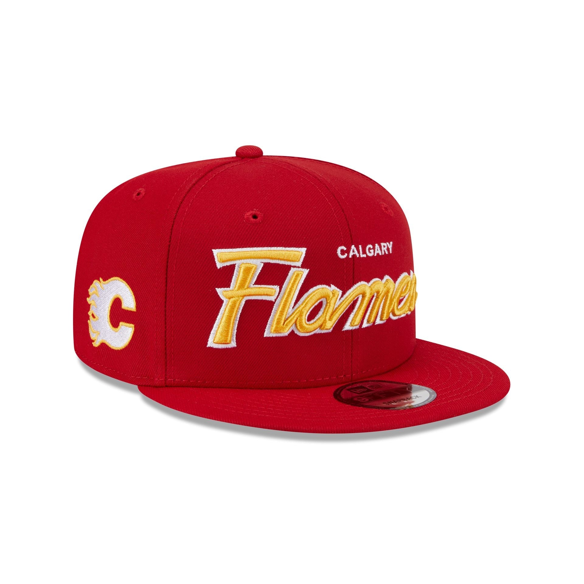 Calgary Flames Script 9FIFTY Snapback Hat
