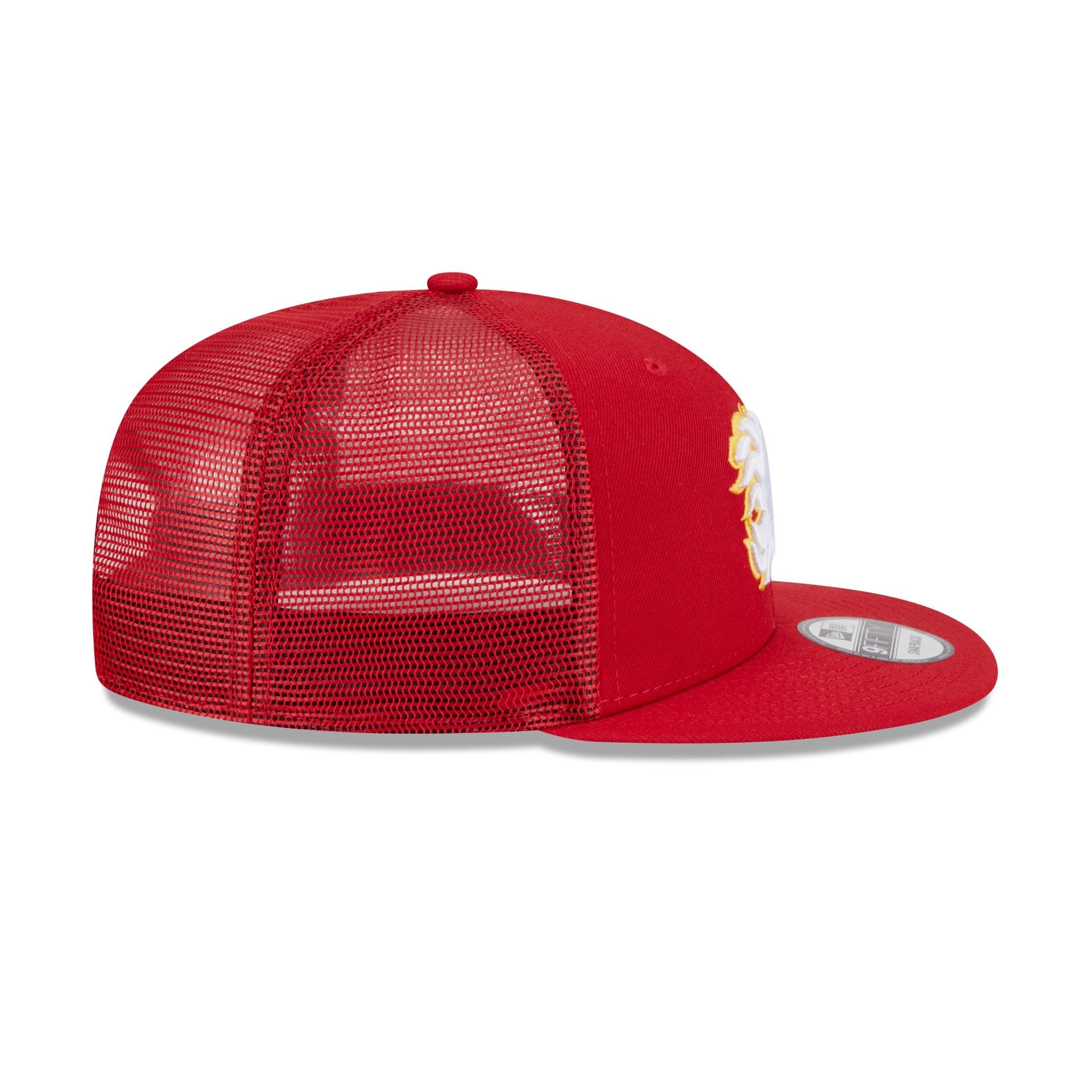 Calgary Flames Team Tag 9FIFTY Trucker Hat